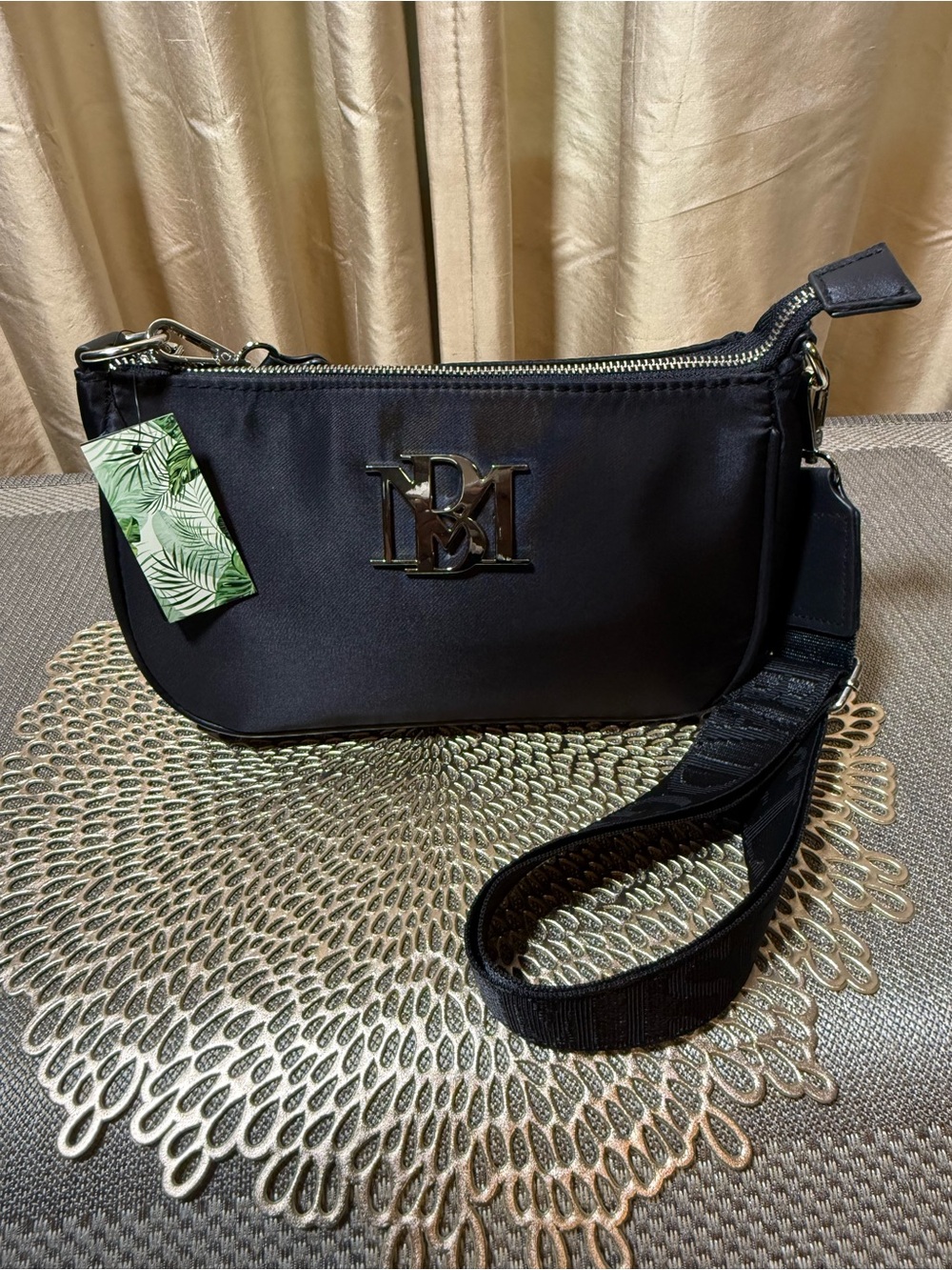 Badgley Mischka Vinyl Crossbody - New with Tags